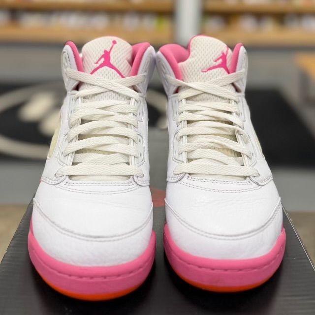 Jordan 5 Retro WNBA Pinksicle Safety Orange (GS) - Preowned