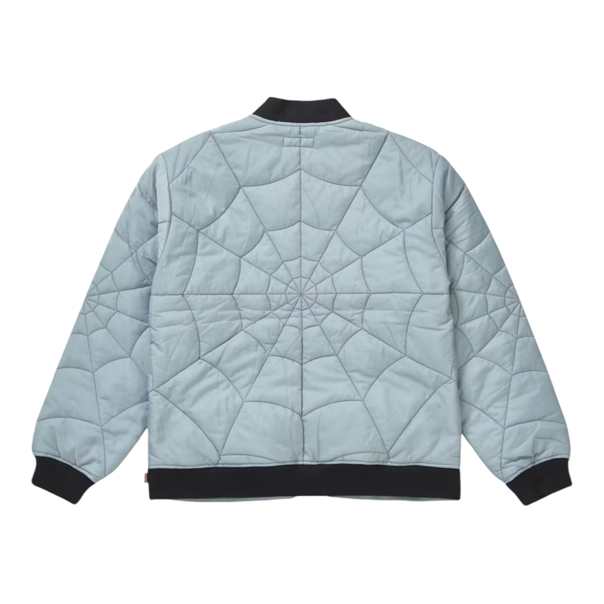 Supreme Spider Web Quilted Work Jacket Ice