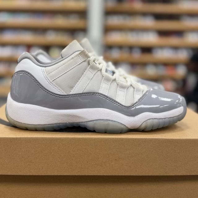 Jordan 11 Retro Low Cement Grey (GS) - Preowned