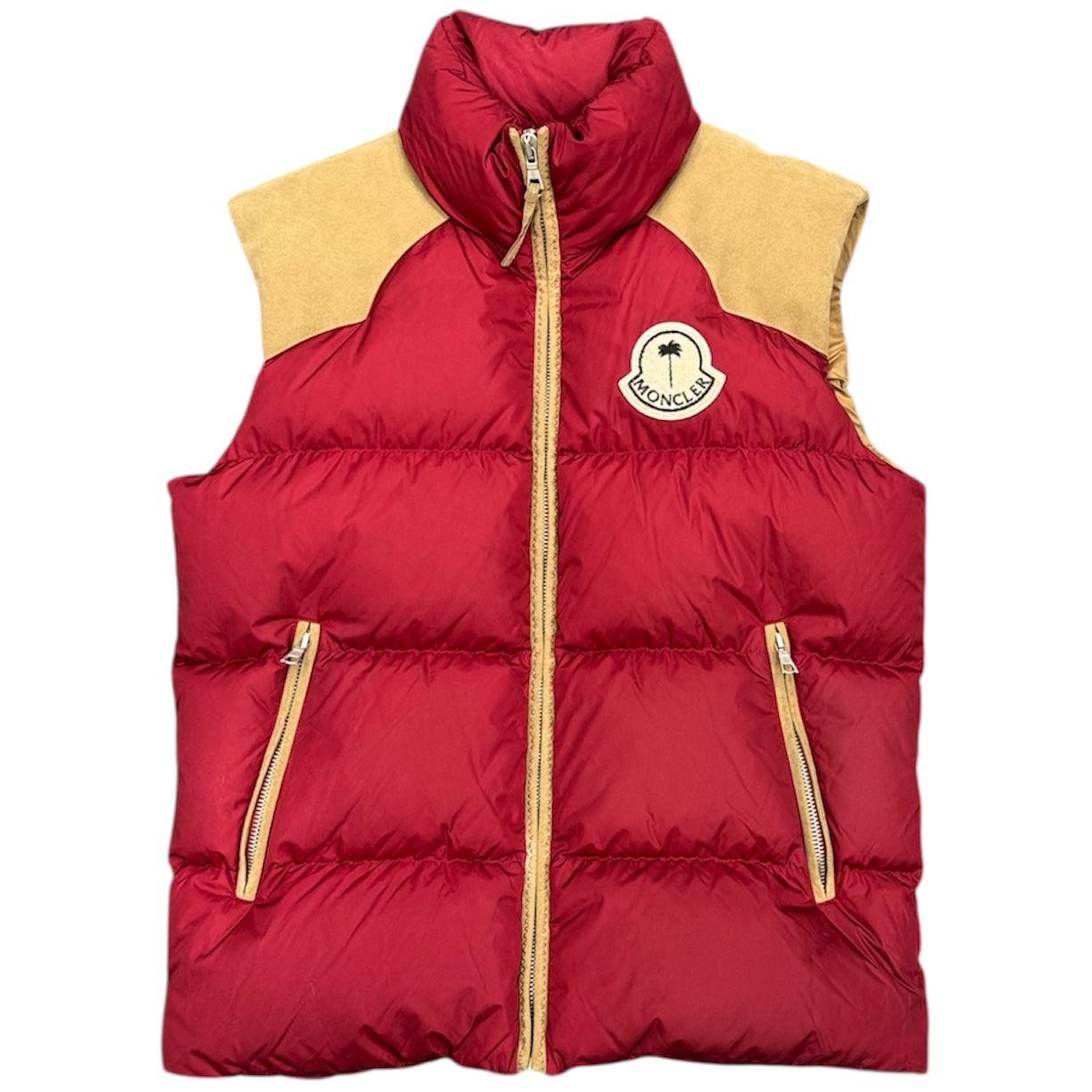 Moncler x Palm Angels Vest (Red) - Preowned