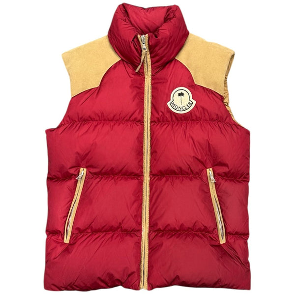 Moncler x Palm Angels Vest (Red) - Preowned