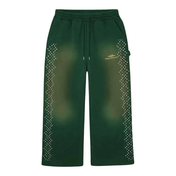 HMDD Rhinestone Sweats (Green) - Preowned