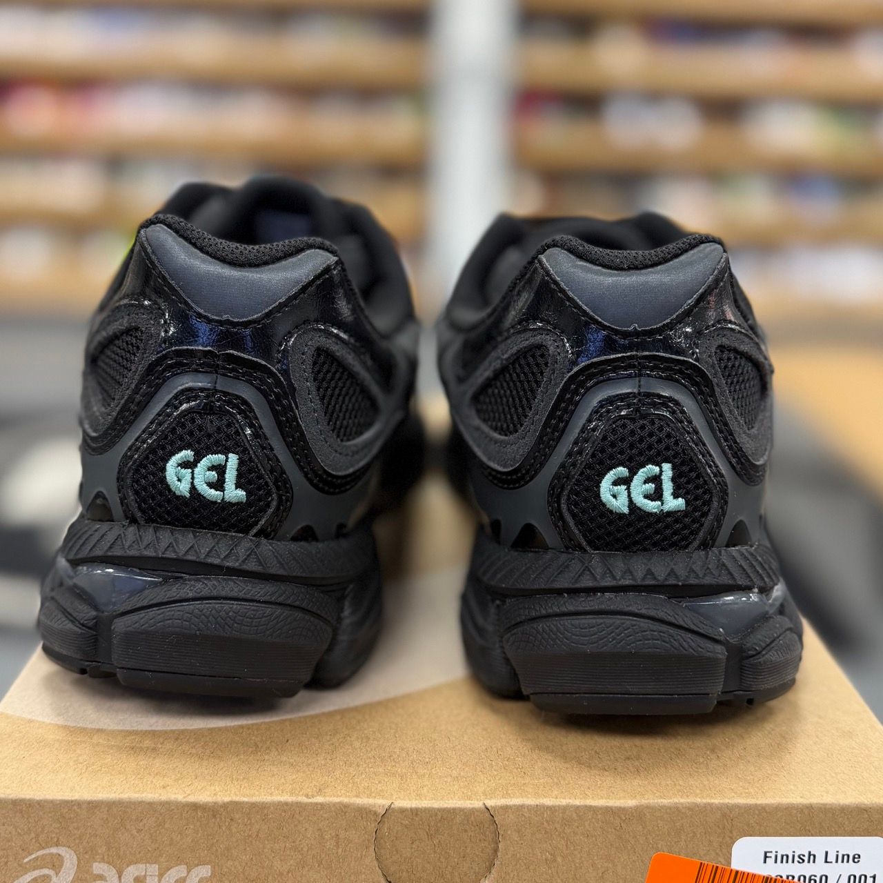 ASICS Gel-NYC Black Graphite Grey Light Blue - Preowned