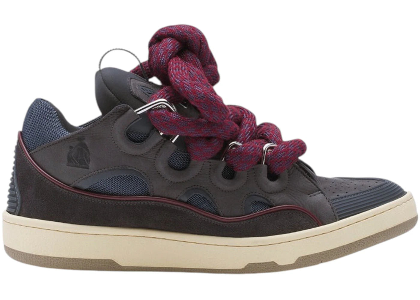 Lanvin Leather Curb Shark Grey