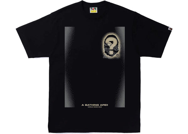 BAPE Multi Logo 3 Tee Black - Preowned