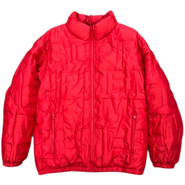 Supreme Bonded Logo Down Jacket Red - Preowned