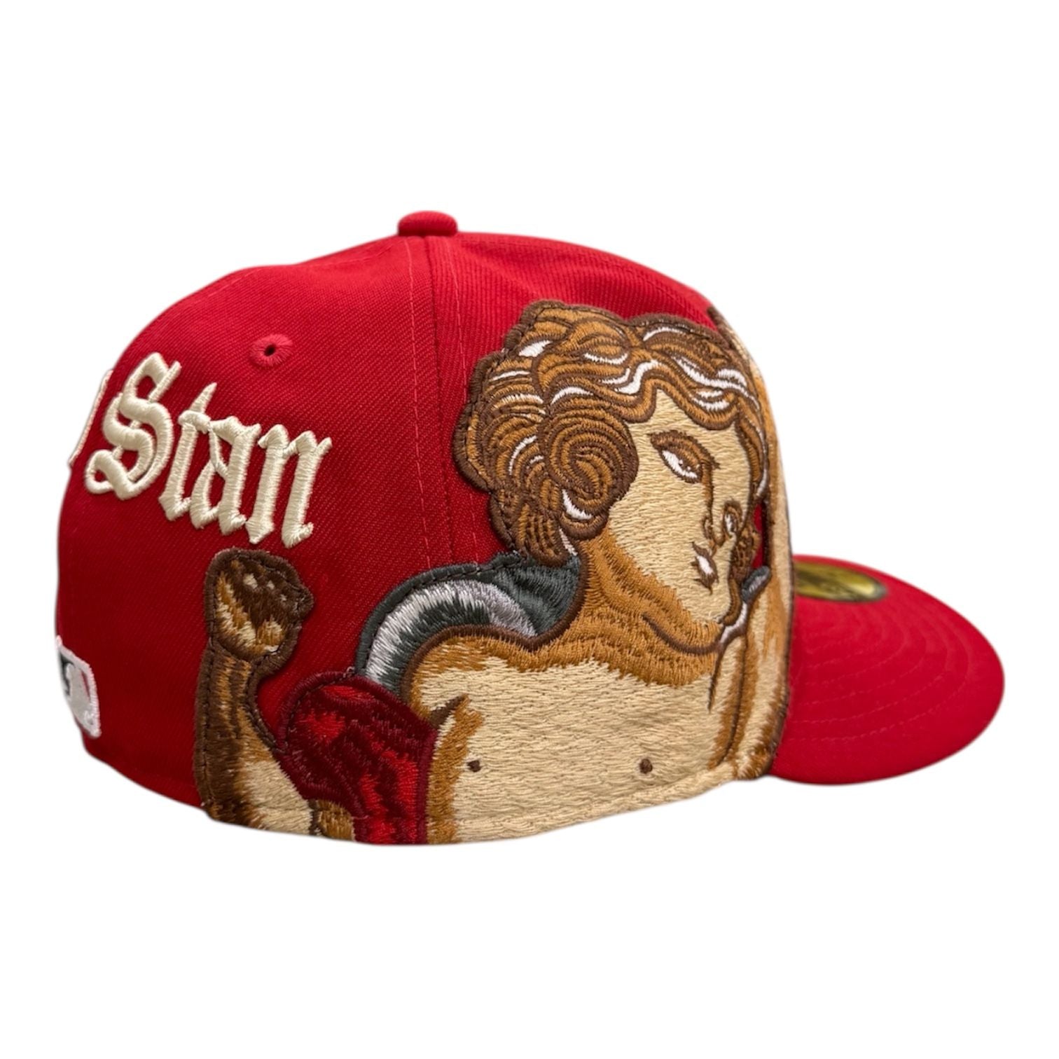 Jon Stan Angels Fitted (Red)