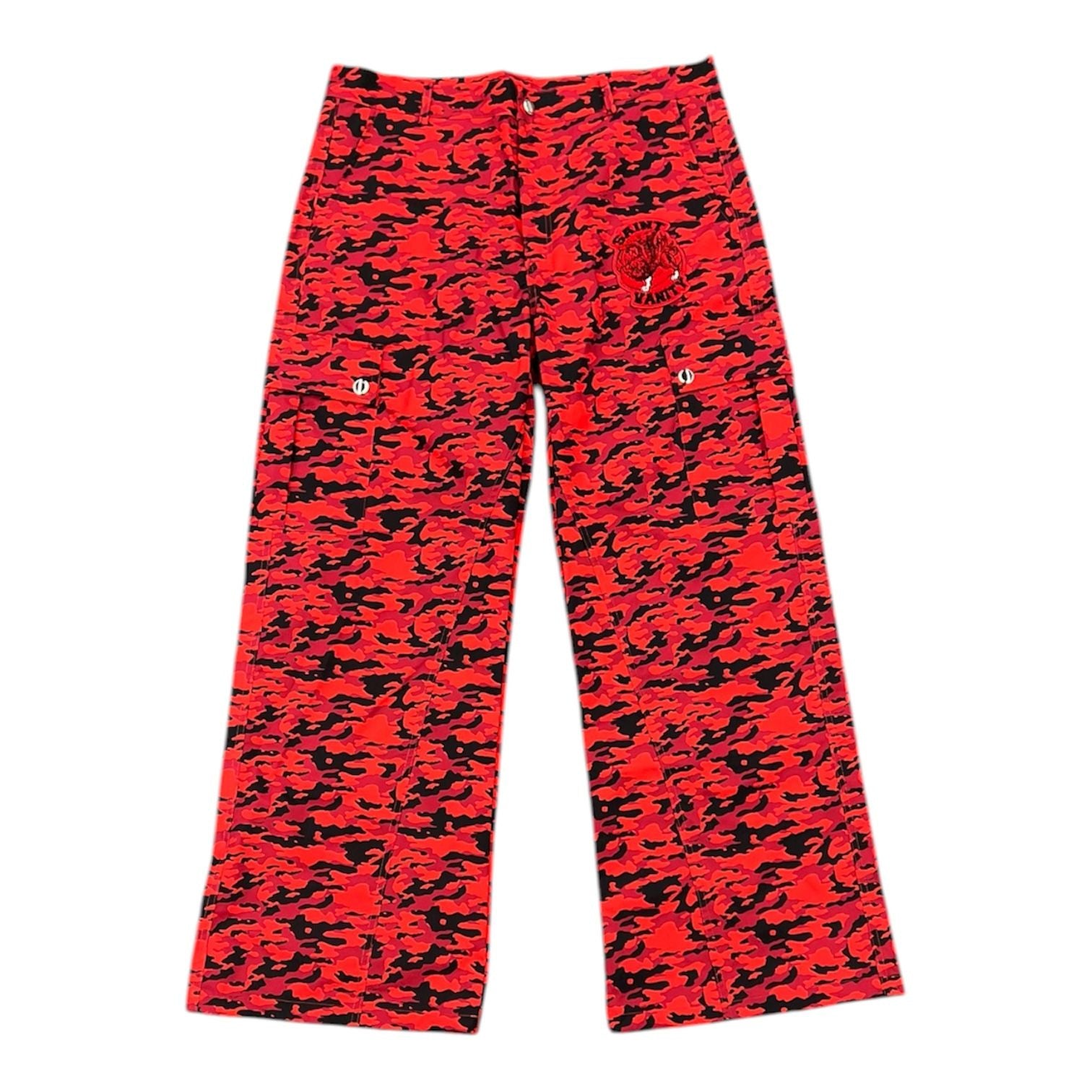 Saint Vanity Cargo Nylon Pant (Red Camo)