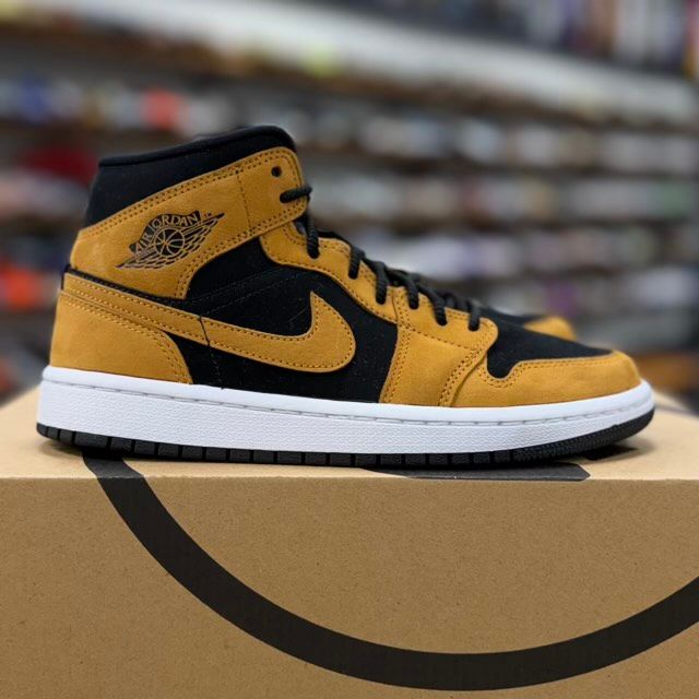 Jordan 1 Mid Desert Ochre (Women's) - Preowned