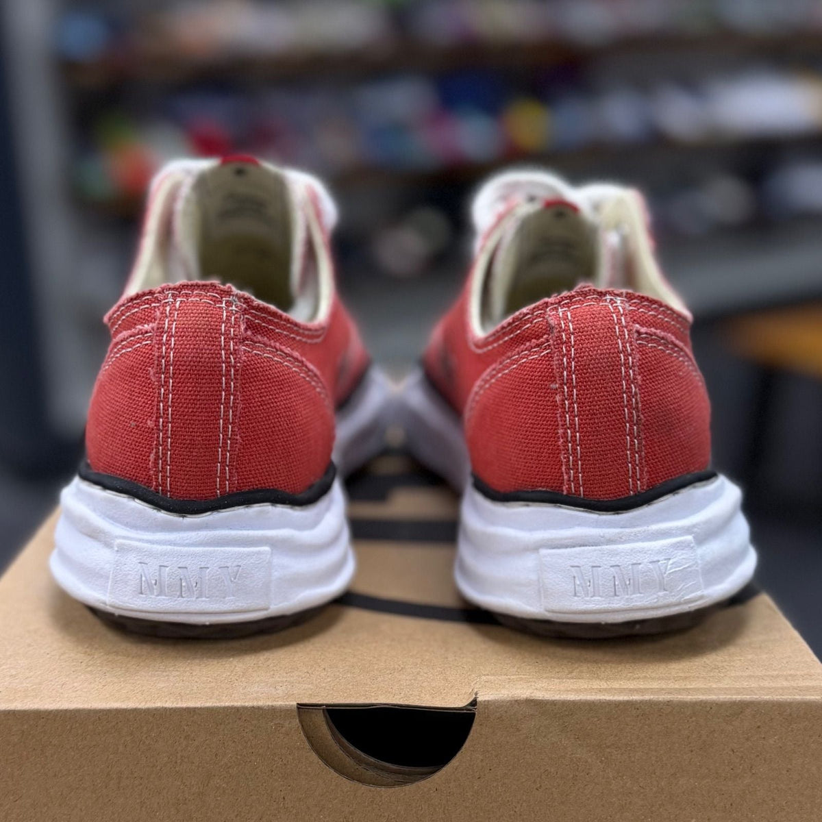 Maison Mihara Yasuhiro Peterson OG Sole Canvas Low Orange - Preowned