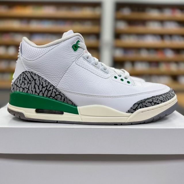 Jordan 3 Retro Lucky Green (Women's) - Preowned