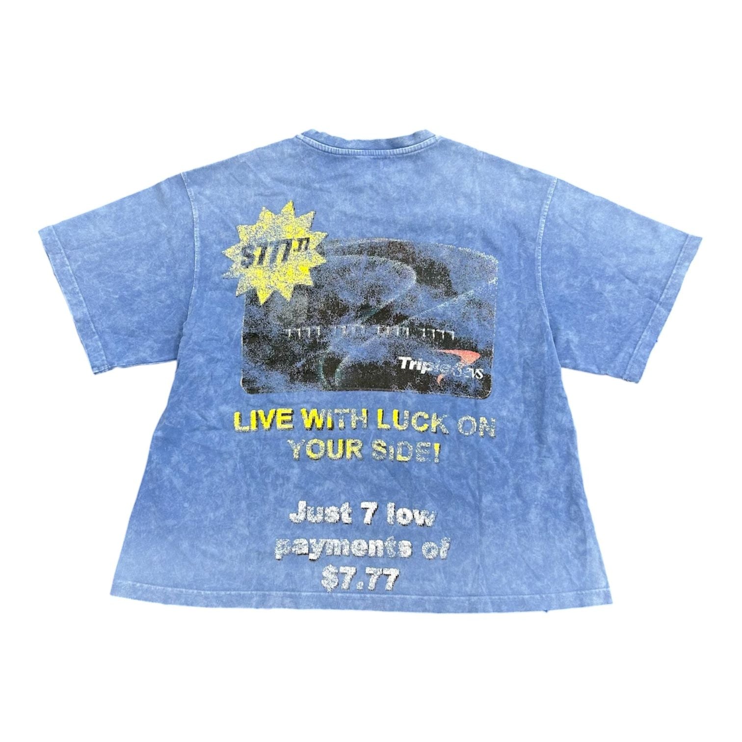 Triple 7's Informercial Tee (Blue)