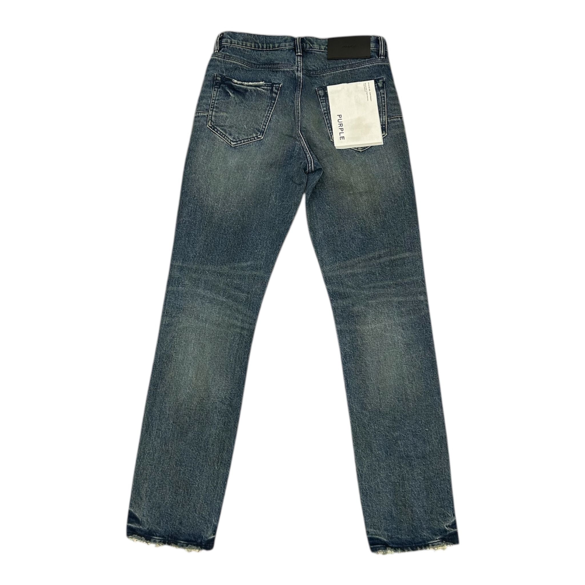 Purple Slim Straight Denim (Indigo)