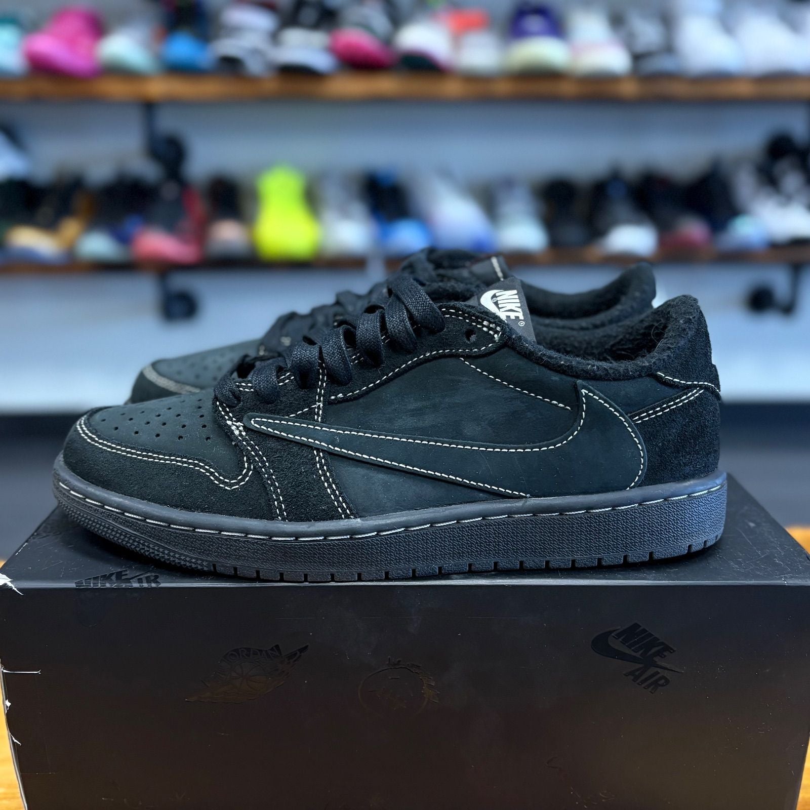 Jordan 1 Retro Low OG SP Travis Scott Black Phantom - Preowned