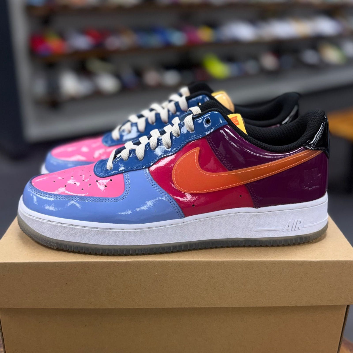 Nike Air Force 1 Low SP Undefeated Multi-Patent Total Orange - Preowned