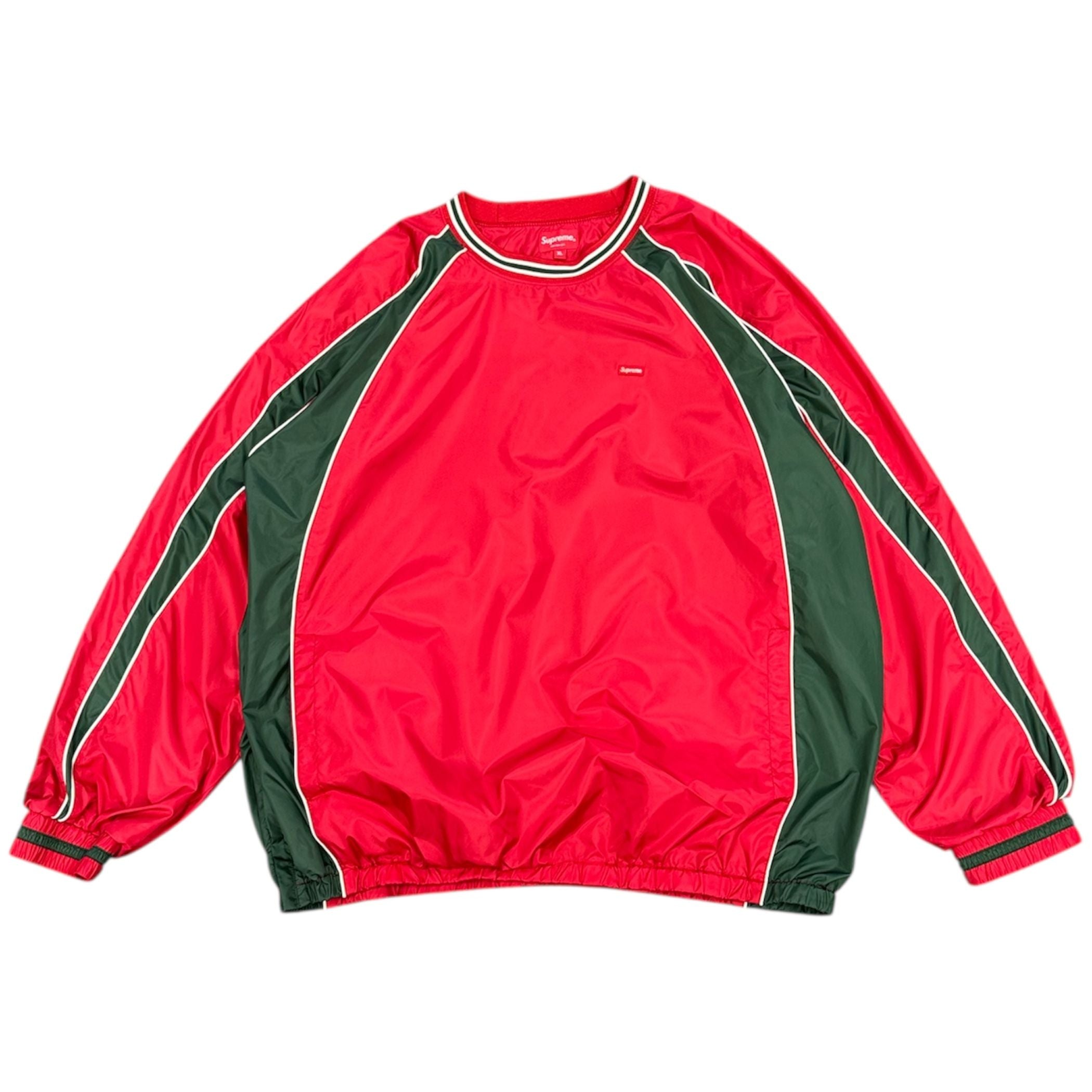 Supreme Piping Warm Up Pullover Red - Preowned