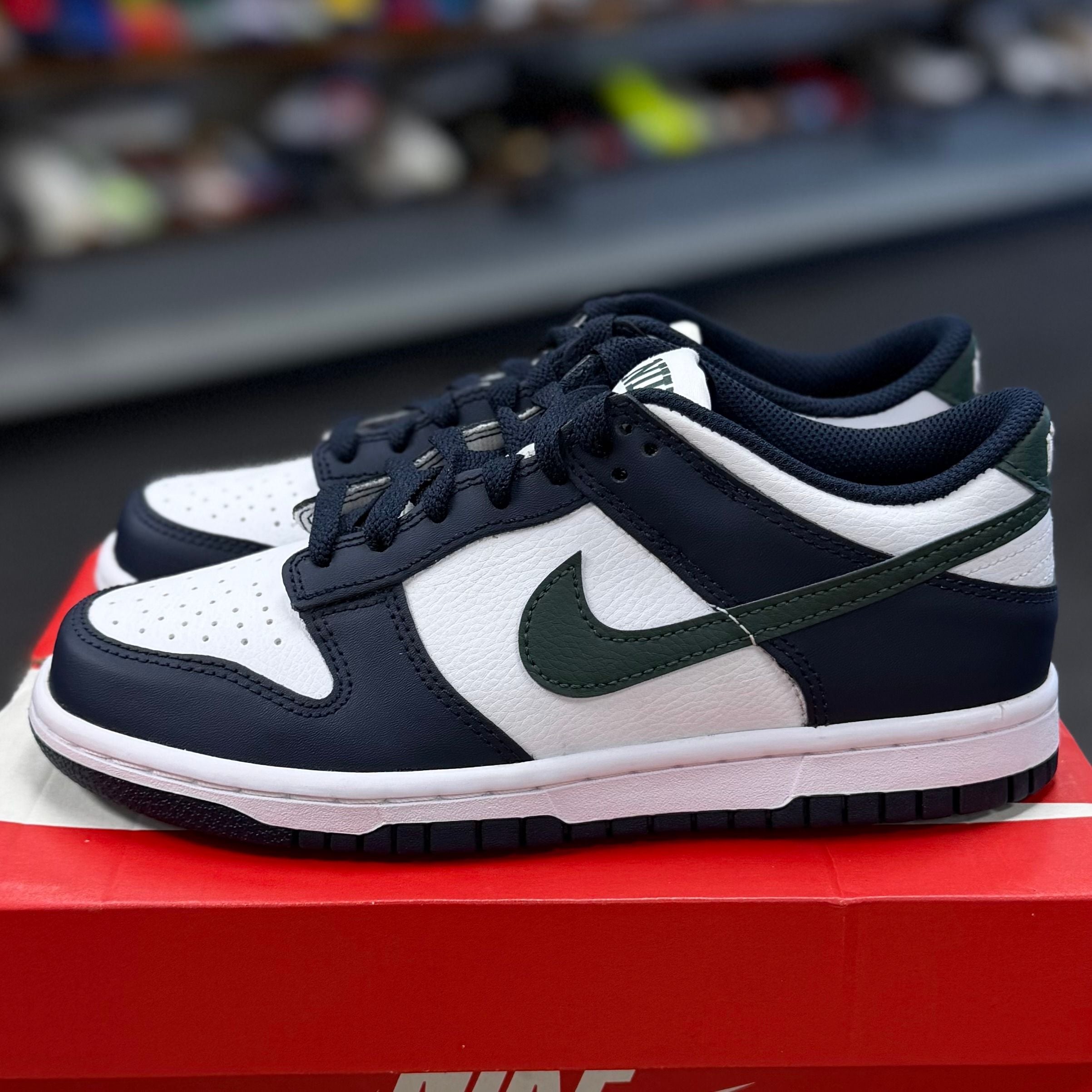 BRAND NEW STEAL - Nike Dunk Low Obsidian Vintage Green (GS)