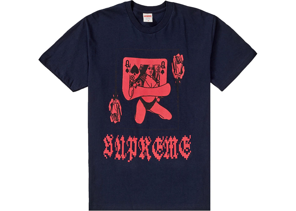 Supreme Queen Tee Navy - Preowned