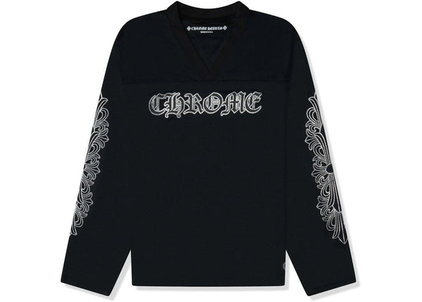 Chrome Hearts Stadium Mesh L/S Jersey Black - Preowned