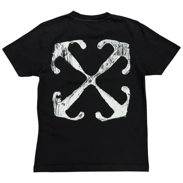Off-White Scratch Arrow Tee (Black) - Preowned