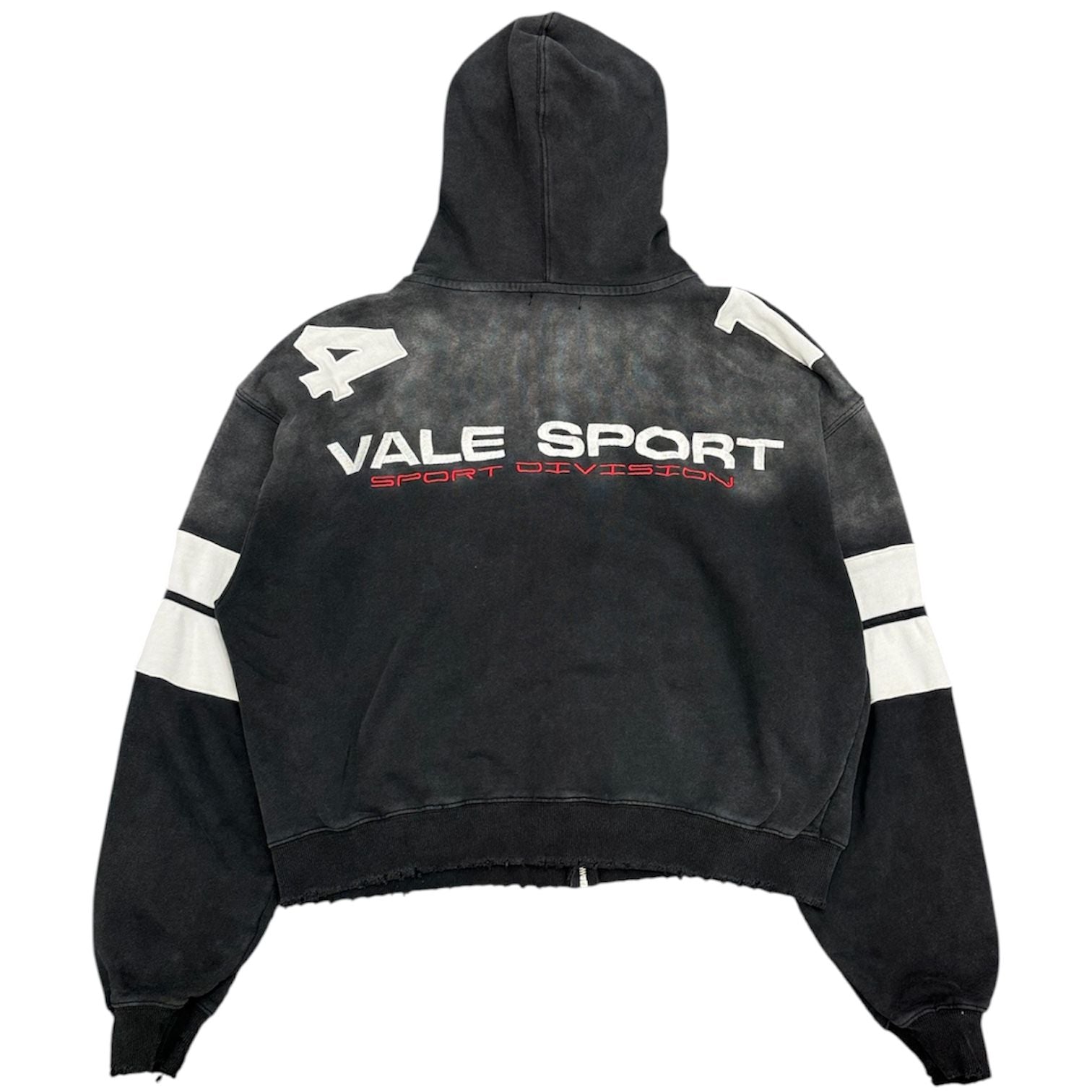 Vale Forever Jerzee Zip-Up Hoodie (Black) - Preowned