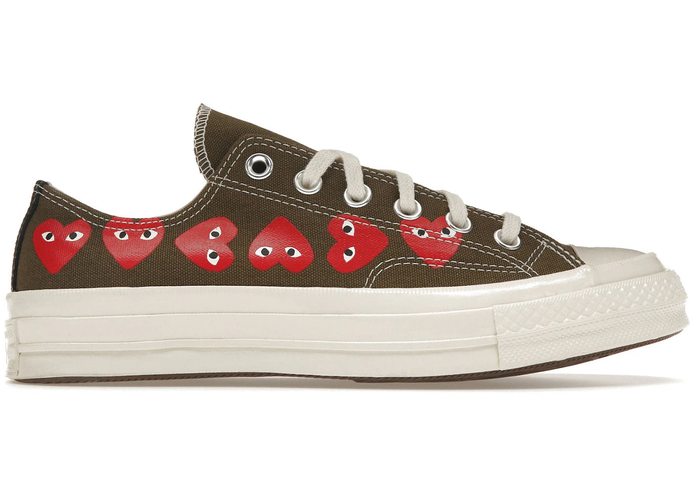 Converse Chuck Taylor All Star 70 Ox Comme des Garcons Multi Heart Green