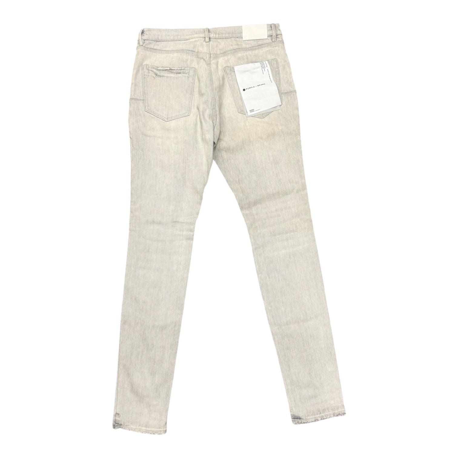 Purple Brand Skinny Coated Jeans (Grey) - Preowned
