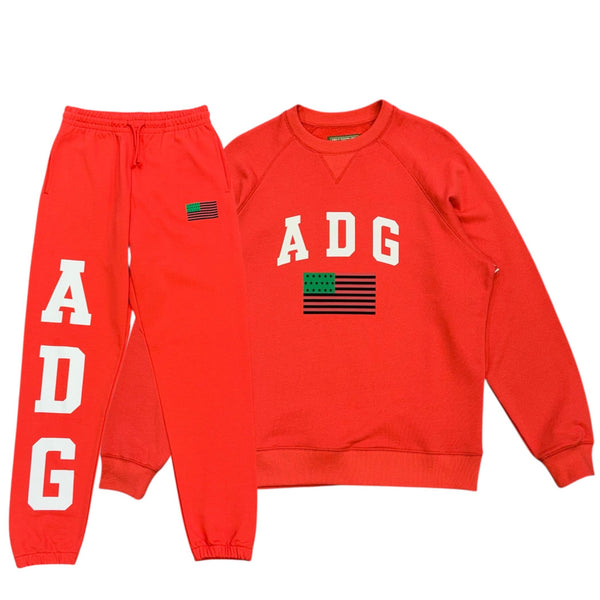 Denim Tears ADG Sweatsuit (Red)