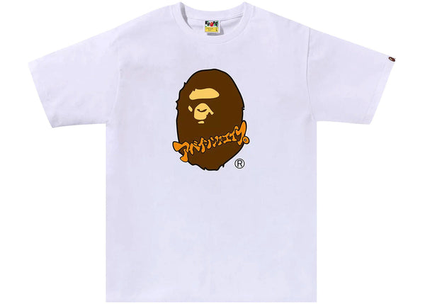 BAPE Katakana Ape Head Tee (SS24) White