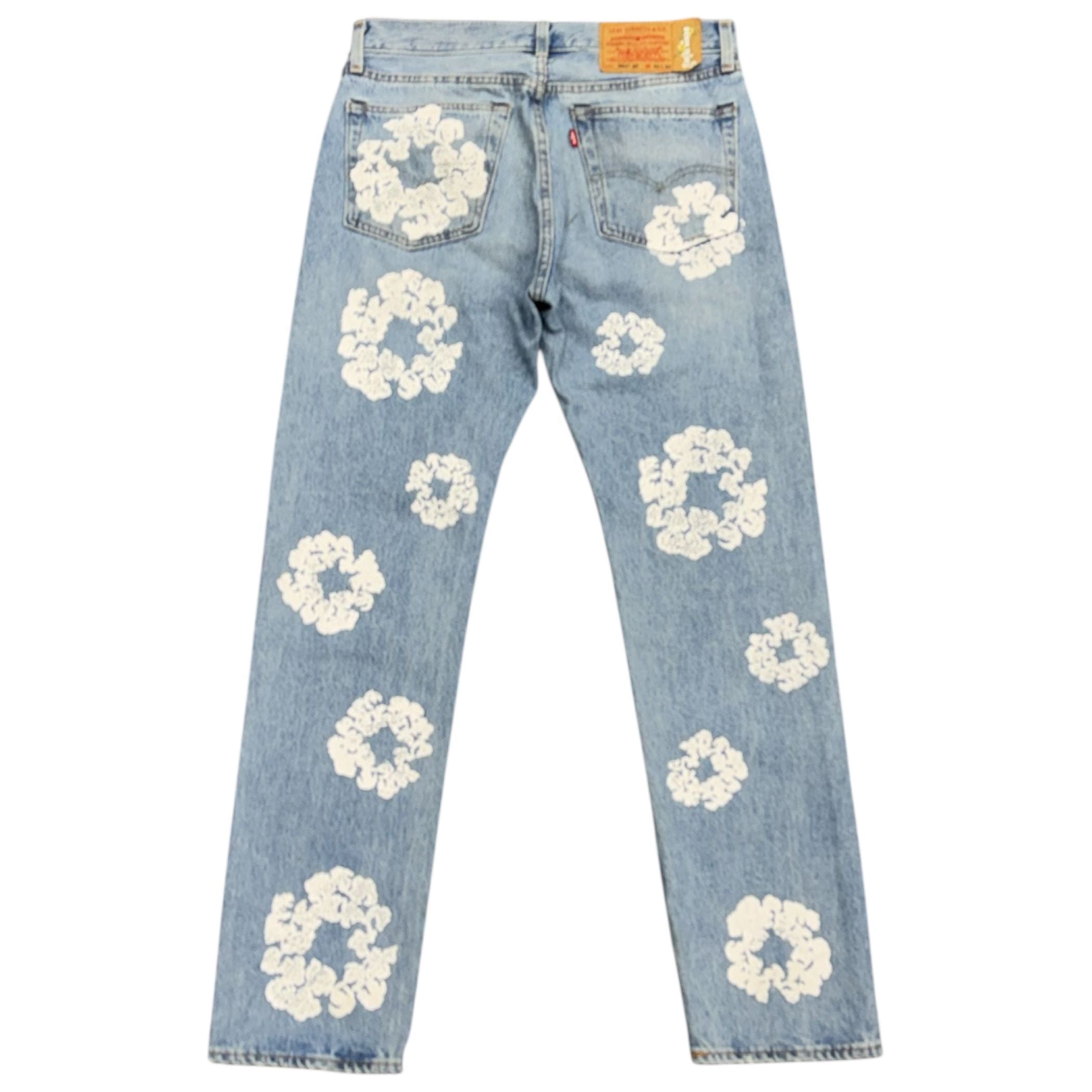 Denim Tears x Levi's Cotton Wreath Jean (Light Wash) - Preowned