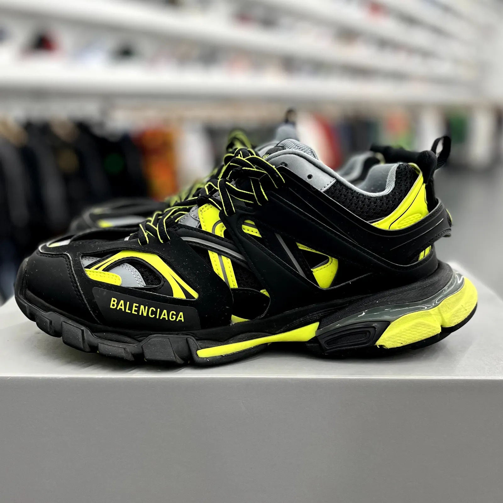Balenciaga Track Black Neon Yellow - Preowned