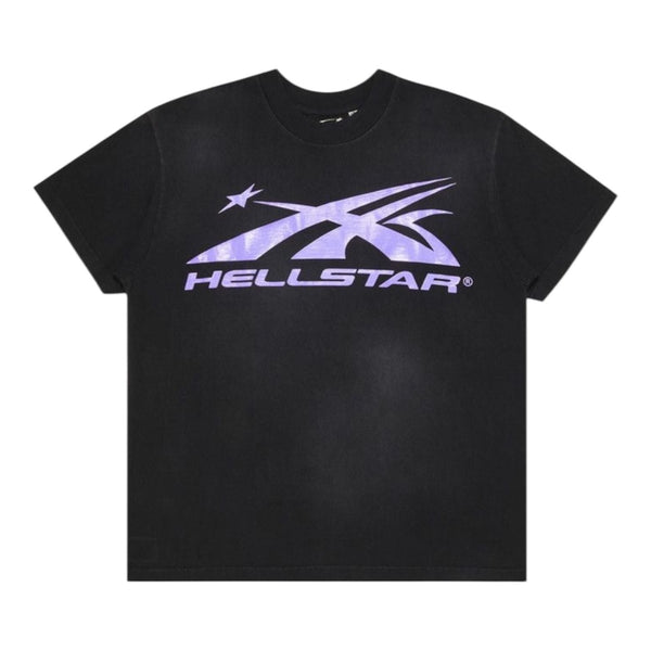 Hellstar Sport Logo Gel T-Shirt (Black/Purple)