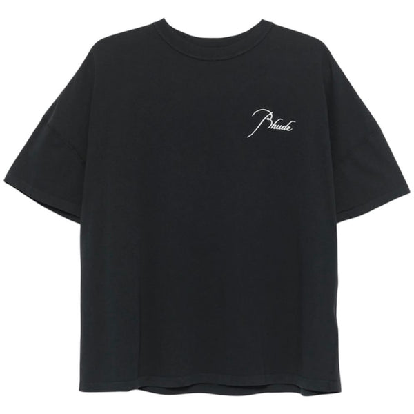 Rhude Embroidered Script Logo Tee - Preowned