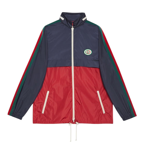 Gucci Color Block Windbreaker Jacket (Multi) - Preowned