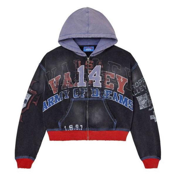 Vale Forever Big 14 Zip Up Hoodie (Black)