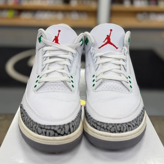 Jordan 3 Retro Lucky Green (Women's) - Preowned