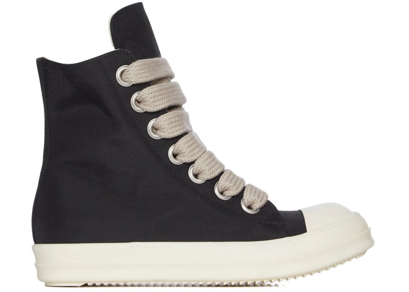Rick Owens DRKSHDW Concordians Jumbo Lace High Black Milk Nylon Canvas