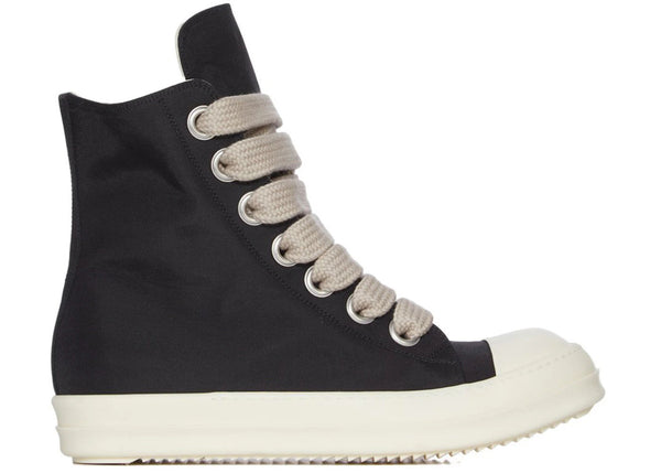 Rick Owens DRKSHDW Concordians Jumbo Lace High Black Milk Nylon Canvas