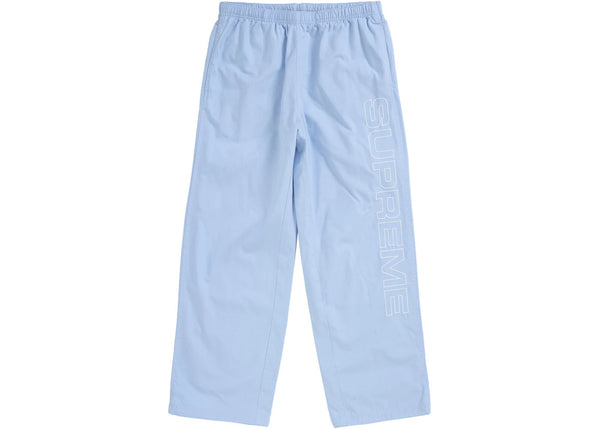 Supreme Spellout Embroidered Ripstop Track Pant (Blue)