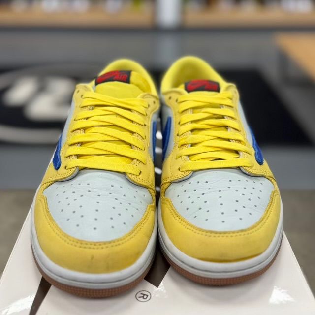 Jordan 1 Retro Low OG SP Travis Scott Canary (Women's) - Preowned
