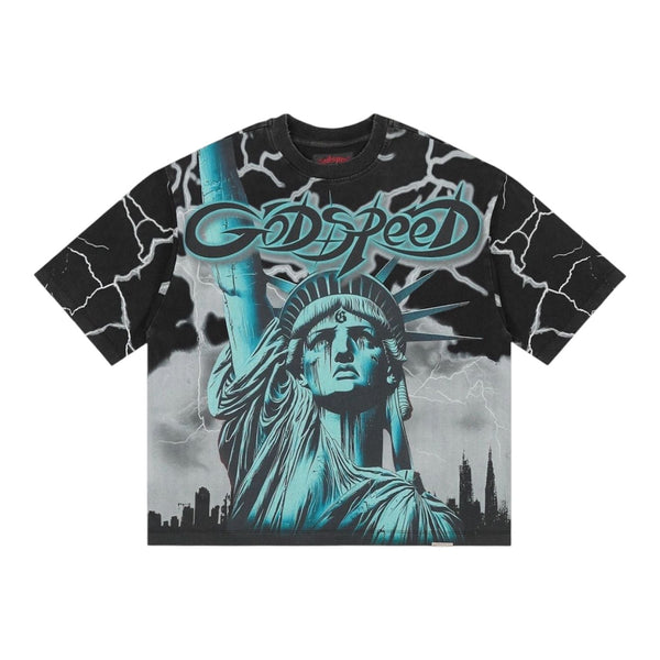 Godspeed Voltage Tee (Wolf Grey)