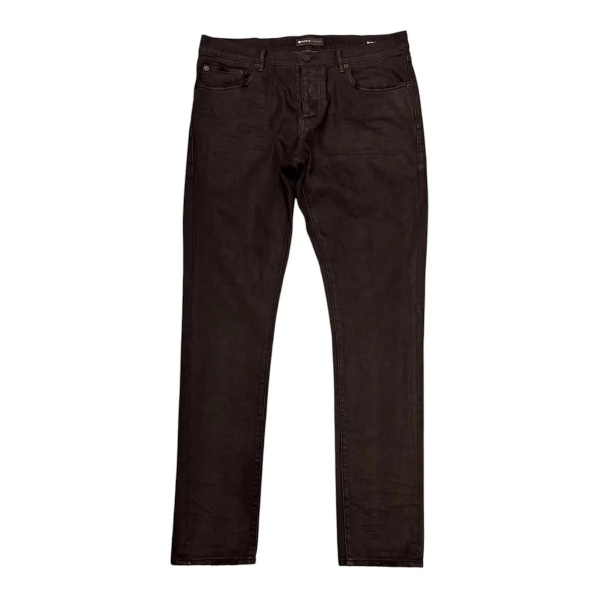 Purple Brand Waxed Jean (Black) - Preowned