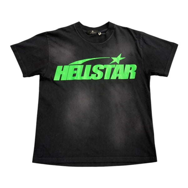 Hellstar Classic T-shirt (Regular Print) Black/Green - Preowned