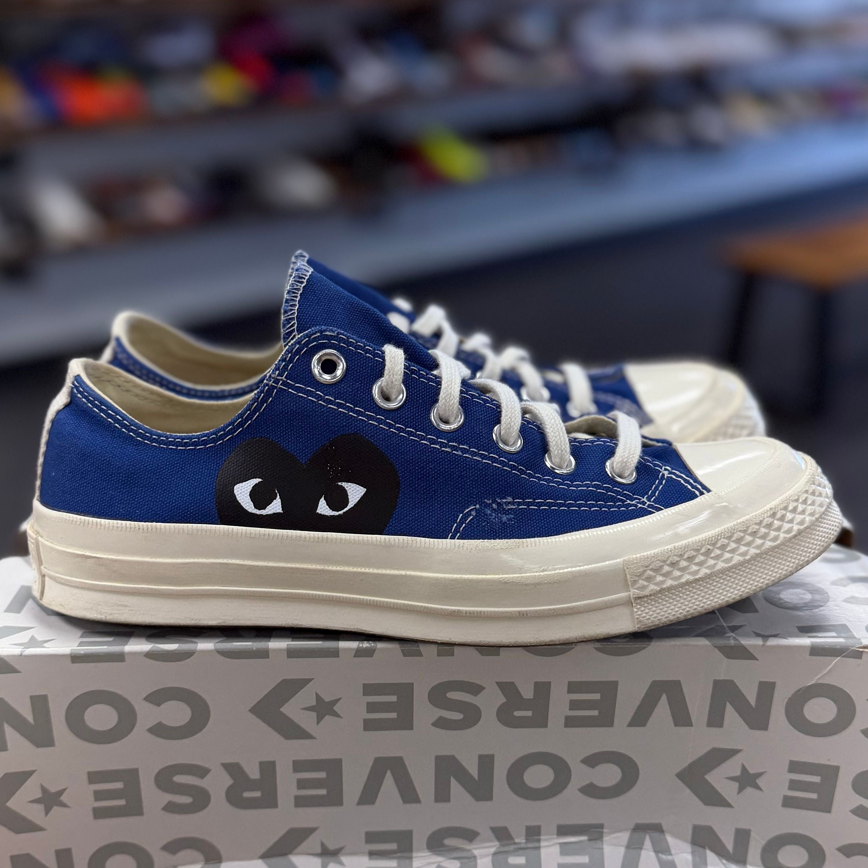Converse Chuck Taylor All Star 70 Ox Comme des Garcons PLAY Blue Quartz - Preowned