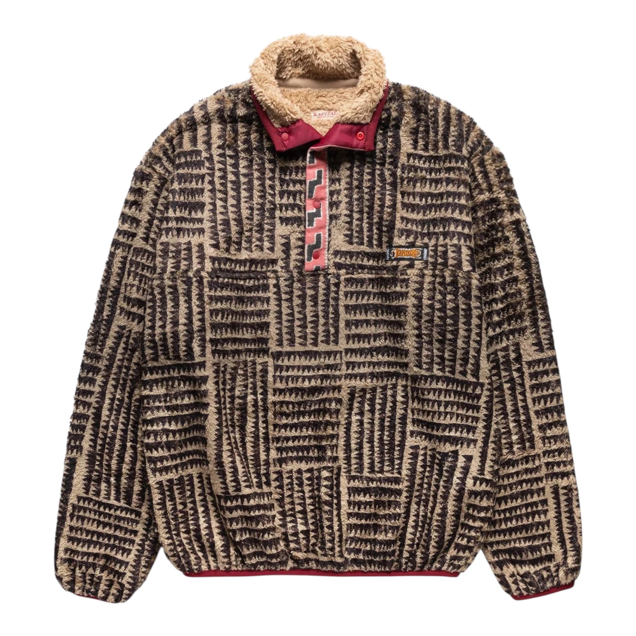 Kapital Hacksaw Block Fleece Pullover