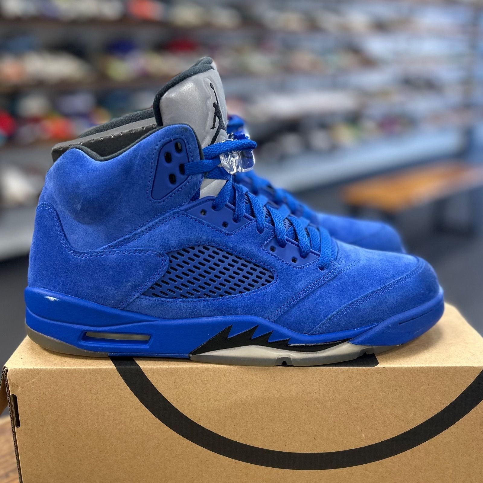 Jordan 5 Retro Blue Suede - Preowned