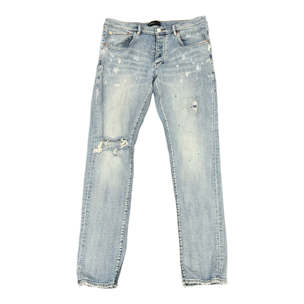 Purple Brand P.001 Jeans (Light Paint Wash Distressed) - Preowned