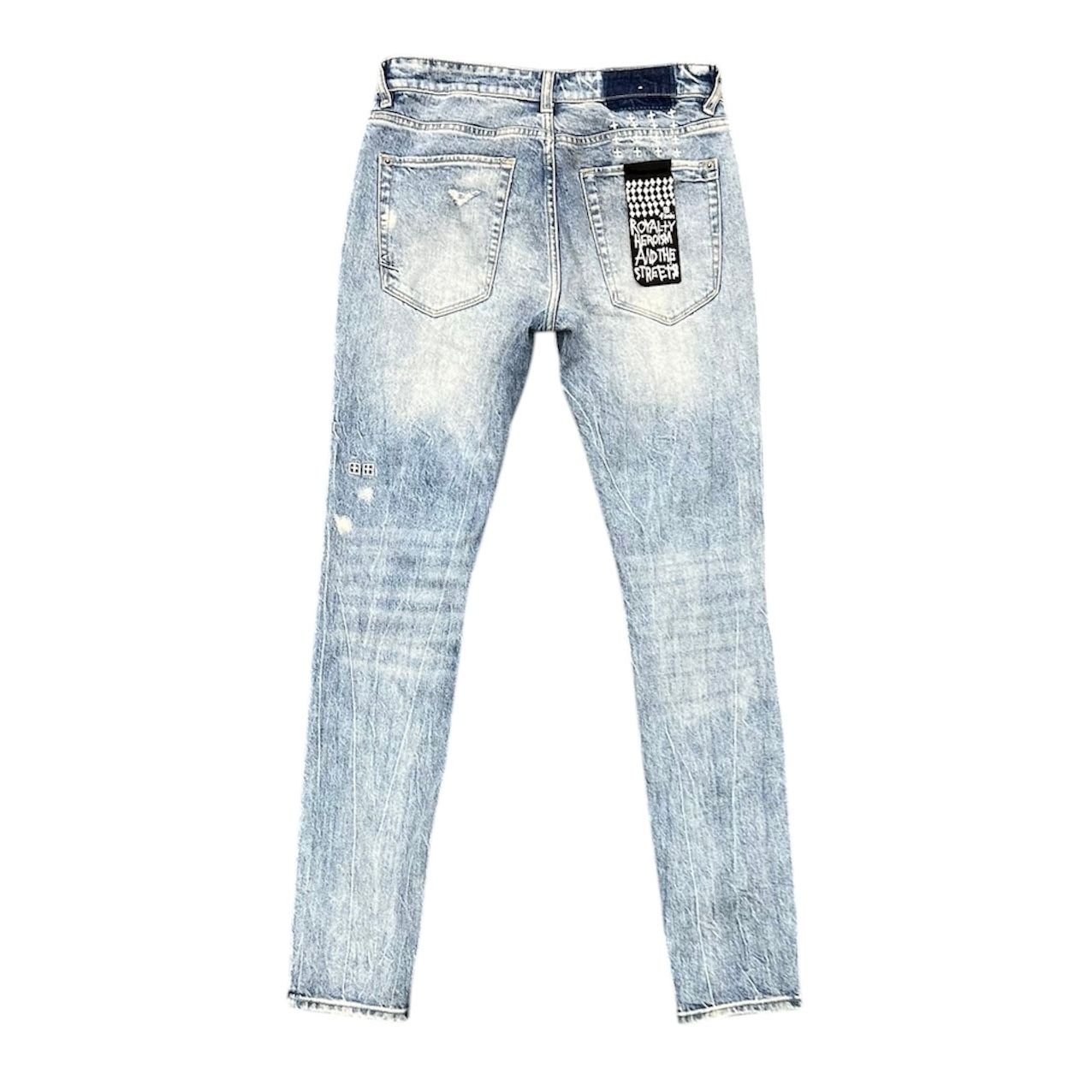 Ksubi Chitch Punk Blue Thrashed Jean - Preowned