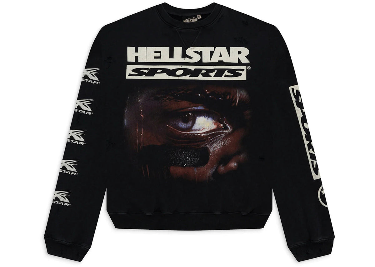 Hellstar Sports 96' Crewneck Black - Preowned
