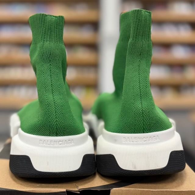 Balenciaga Speed 2.0 Sneaker Green - Preowned